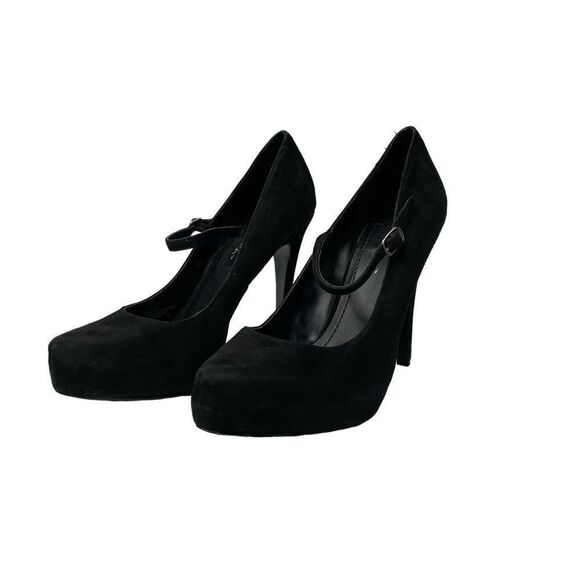 BCBGeneration Black Suede Stilettos- Women’s 9 - Picture 1 of 7